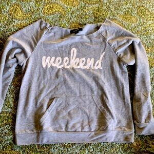 Cute Long Sleeve “Weekend” Shirt